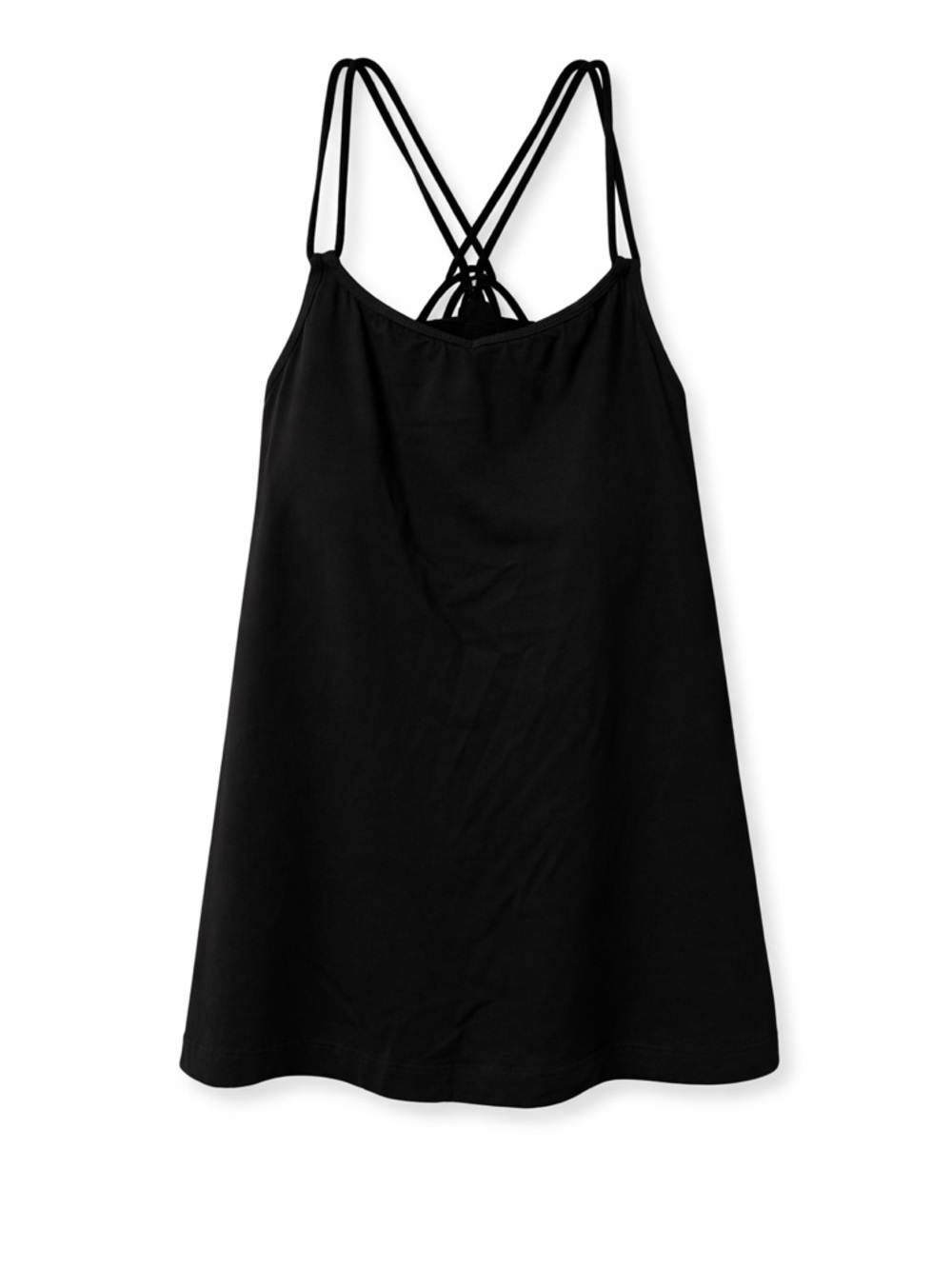 Lululemon Black Strappy Back Tank Top Size 6 | Built-In Bra